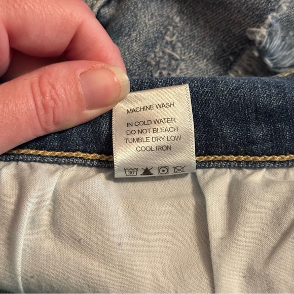 Judy Blue Size 24W Skinny Fit Distressed Bleach Splash Light Blue Jeans Stretch - Picture 8 of 14